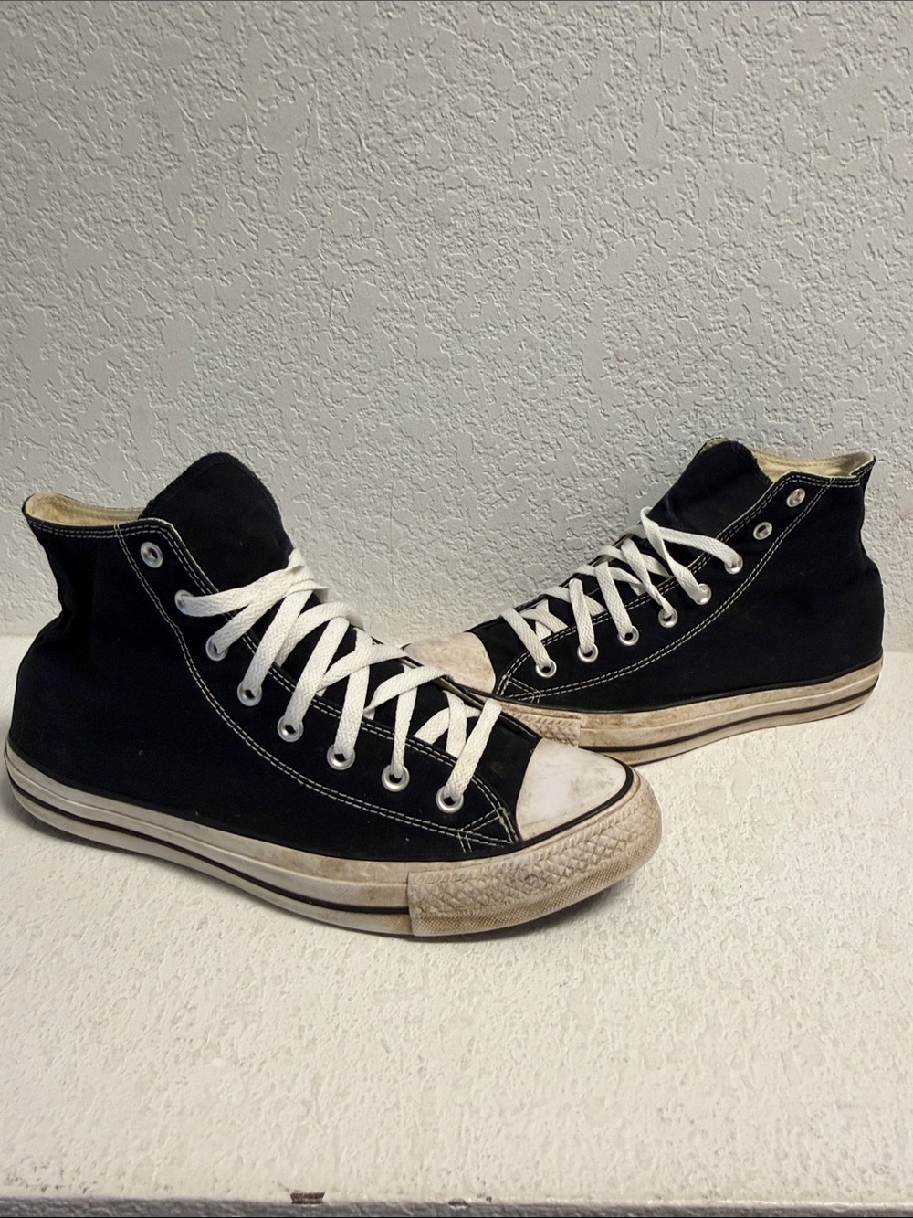 Converse Men's Black High-Top Canvas 12